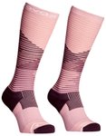 Ortovox - Merinowollsocken - All Mountain Long Socks W Dawn Rose für Damen aus 