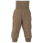 Engel - Baby Hose mit Nabelbund - Fleecehose Gr 74/80 braun