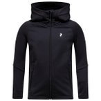 Peak Performance - Kid's Rider Essentials Zip Hood - Fleecejacke Gr 150 schwarz
