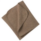 Engel - Baby-Decke mit Muschelkante - Decke Gr 80 x 100 cm  Braun