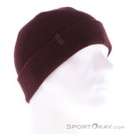 On Merino Beanie Mütze-Dunkel-Rot-One Size
