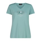 CMP Damen T-Shirts/Tanks ku.Arm Da WOMAN T-SHIRT, Größe 46 in Schwarz