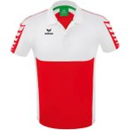 ERIMA Herren Six Wings Poloshirt, Größe S in Rot