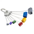 Black Diamond - Wired Hexentrics - Klemmkeil Gr Set 4-10 inkl. Karabiner multico