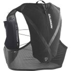 SALOMON Rucksack GRVL SKIN 4 SET BLACK, Größe M in Grau