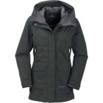 MAUL Damen Funktionsjacke Tyra Megatex Parka+Kapuze, Größe 38 in Grau