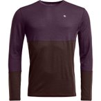 Ortovox Men's 185 Rock'n'Wool Long Sleeve - Funktionsshirt L dark wild berry