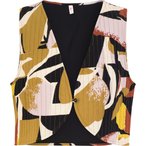 Blutsgeschwister Westcoast Waistcoat Weste Damen  Fleecewesten grau Größe M Li