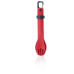 humangear - Besteck GoBites Bio K/F/S - Besteck-Set weiß/rot