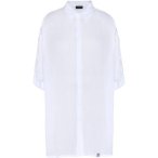 CHIEMSEE Bluse mit  hochkrempelbaren Ärmeln, Größe M in Weiß