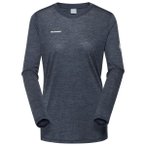 Mammut - Women's Tree Wool Firstlayer Longsleeve - Merinoshirt Gr M blau
