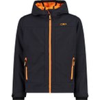 CMP Kinder Funktionsjacke Softshelljacke, Größe 104 in Schwarz