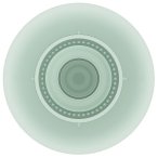 Fidlock - Vacuum Uni Phone Patch grün