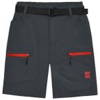 Color Kids - Kid's Shorts Outdoor with Zip Pockets - Shorts Gr 176 grau