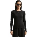 Nike Rib Tight Damen Longsleeve ( Schwarz M)