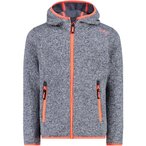 CMP Strick Fleece  Kinder  Fleecejacke grau Größe 128 Trekking  Atmungsaktiv