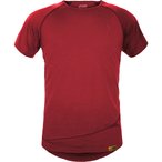 Grüezi Bag Mr. Pike WoodWool  Herren  T-Shirts rot Größe S Trekking  Hautfreu