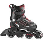 FILA Kinder Inlineskates Inline Skate X-One - verstellbar, Größe 29-32 in Grau