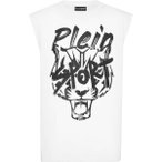 PLEIN SPORT Tanktop, Größe L in Weiß
