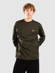 Carhartt WIP Chase Longsleeve olive / gold Gr. M