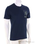 Scott Casual Herren T-Shirt-Dunkel-Blau-S