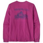 Patagonia - L/S MW Hut Tripper Skyline T-Shirt - Longsleeve Gr L lila