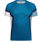 La Sportiva Flow  Herren  Laufshirts blau Größe S Laufen | Trailrunning  Atmun
