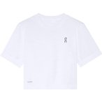 On Train Crop Graphic Damen T-Shirt ( Weiß M Größe,)