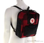 Fjällräven Kanken Re-Wool 16l Rucksack-Rot-16