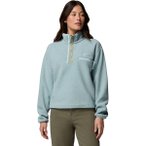COLUMBIA Damen Rolli Helvetia II Cropped Half Snap Fleec, Größe L in Blau