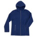 Engel - Jacke mit Kapuze - Wolljacke Gr 44 blau