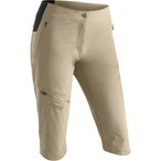 Maier Sports Inara Slim Capri Vario  Damen  Kurze Hosen beige Größe L Camping 