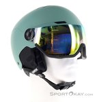 Uvex Wanted Visor Skihelm mit Visier-Hell-Grün-54-58