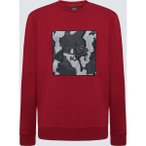 OAKLEY Herren Sweatshirt BLOCKED CAMO O-BARK SWEATSHIRT, Größe S in Rot