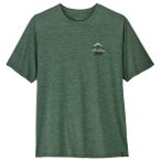Patagonia - Cap Cool Daily Shirt Great Waves - Funktionsshirt Gr S oliv