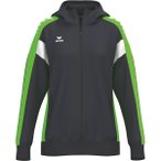 ERIMA CELEBRATE 125 Trainingsjacke mit Kapuze Damen, Größe 34 in Schwarz