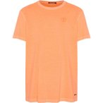 CHIEMSEE T-Shirt mit dezentem Jumper-Motiv, Größe M in Orange