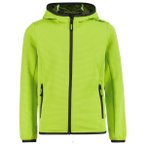 CMP - Kid's Jacket with Fix Hood - Fleecejacke Gr 128 grün