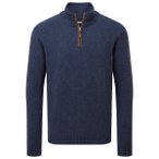 Sherpa - Kantega Quarter Zip Sweat - Merinopullover Gr XL blau