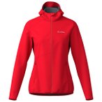 Löffler - Women's Hooded Jacket North Airblocc Light - Softshelljacke Gr 42 rot