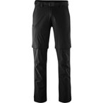 Gonso Portland Zip Off Radhose lang Herren  Zip-Hosen schwarz Größe XL Trekkin