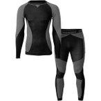 BRUNOTTI Unterwäsche Champoluc Men Thermo Set, Größe S in Schwarz