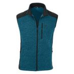 MAUL Herren Weste Hirschegg-Strickfleece Weste, Größe 50 in Blau