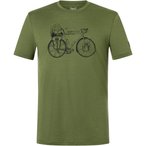 Super.Natural Wander Wheel  Herren  T-Shirts oliv Größe S Trekking  Hautfreund