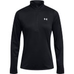 UNDER ARMOUR Damen Shirt TECH 1/2 ZIP- SOLID, Größe XL in Schwarz