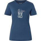 Super.Natural Flower Boots  Damen  T-Shirts blau Größe XS Trekking  Hautfreund