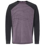 Vaude - Moab L/S Pro Shirt - Radtrikot Gr XL lila/grau