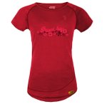 Grüezi Bag - Women's Uhura - Merinoshirt Gr XS rot