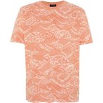CHIEMSEE T-Shirt mit Allover Känguru Print, Größe 2XL in Orange