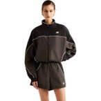 NEW BALANCE Damen Jacke Trackside Woven Jacket, Größe L in Schwarz